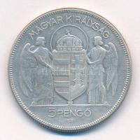 1930. 5P Ag "Horthy jobbra" T:2-,3
Adamo P8