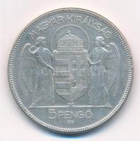 1930. 5P Ag "Horthy jobbra" T:2-,3
Adamo P8