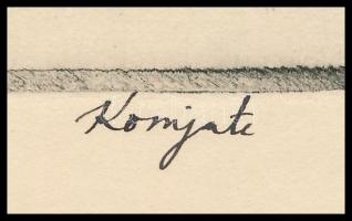 Komjáti-Wanyerka Gyula (1894-1958): Anya gyermekével. Rézkarc, papír, jelzett. 19x12 cm