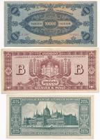 1946. 10.000MP + 100.000.000MP + 100.000BP T:I-,II fo