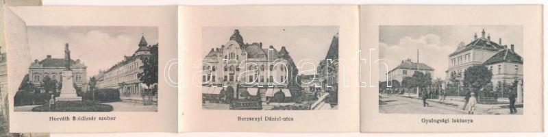 Szombathely, pályaudvar, vasútállomás. leporellolap 10 képpel (kopott / worn)