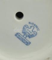 Aquincum matyó menyecske. Kézzel festett, jelzett, kopásnyomokkal, m:26 cm