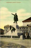1906 Kecskemét, Kossuth szobor, Fuchs Samu üzlete