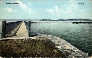 1910 Balatonföldvár, kikötő (EK)