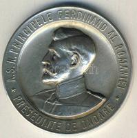 Románia 1907. "Ferdinánd herceg" Ag díjérem 22,56g T:2+