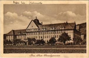 1939 Most, Brüx; Staats-Oberrealgymnasium / grammar school (wet damage)