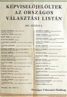 Választási plakát 1985-ből