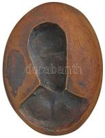 Varga Imre (1923-) DN "Vajda Péter művelődési díj" egyoldalas bronz plakett (131x100mm) T:...
