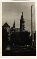 1938 Kassa, Kosice; Dóm / székesegyház / cathedral + 1938 Kassa visszatért So. Stpl. (EK)