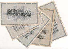 1946. 500.000AP (5db, közte 1db sorszámos) T:II-III
Adamo P52