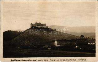 Krasznahorkaváralja, Krásnohorské Podhradie; Krasznahorka vára / Hrad Krásna Horka / castle (EK)