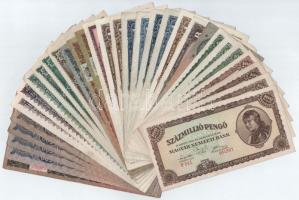 1930-1946. 31db-os Pengő bankjegytétel T:vegyes.