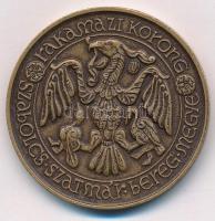 Tóth Sándor (1933-) 1993. "A hét vezér sorozat - Tas vezér" bronz emlékérem (42,5mm) T:1,1...