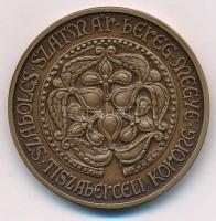 Tóth Sándor (1933-) 1992. "A hét vezér sorozat - Töhötöm vezér" bronz emlékérem (42,5mm) T...