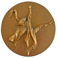 DN Az Országos Találmányi Hivatal Emlékérme nagyméretű bronz plakett (129-132mm) T:1-