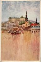 1936 Budapest I. Kilátás a királyi palotára s: A. Richter jun. (EK)