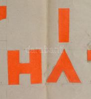 Börtsök László (?-?): Megfagyott muzsikus, 1930. Kollázs, papír, bal alsó sarkában jelzett és József...