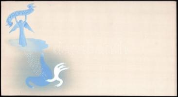 Pyrofarin, plakát- vagy reklámterv, 1935-40 körül. Tempera, papír. Jelzés nélkül, feltehetően Börtsök László (?-?) grafikus műve. 20x38 cm.