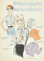 1967 Gyermekdivat, tervezte és rajzolta: Bajzáth Ferencné, 16 p. + Szoknya blúz, tervezte: Hegedűs I...