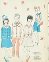 1967 Gyermekdivat, tervezte és rajzolta: Bajzáth Ferencné, 16 p. + Szoknya blúz, tervezte: Hegedűs I...