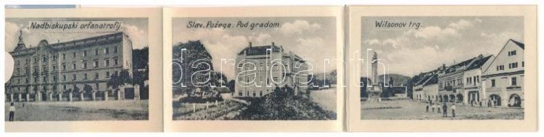 Pozsega, Slav. Pozega; leporelló / leporellocard