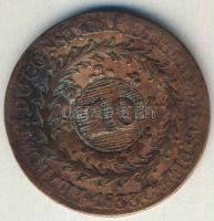 Brazília 1833C 40R II.Péter T:3