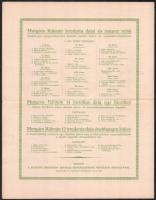 cca 1930 Petőfi Sándor: Részegség a hazáért. Gyökössy Endre: Szatmár alatt sírva folyik a Szamos. Ze...