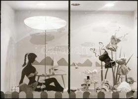 cca 1960-1970 Vizsgakirakatok, 5 db fotónegatív, 6×6 és 6×9 cm