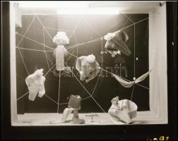 cca 1960-1970 Vizsgakirakatok, 5 db fotónegatív, 6×6 és 6×9 cm