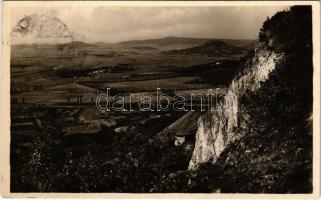 1932 Badacsony, kilátás a hegytetőről