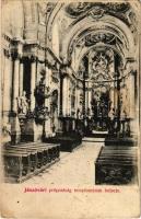 1910 Jászó, Jászóvár, Jasov; Jászóvári prépostság templomának belseje. Frankovich Dezső kiadása / church, interior (Rb)