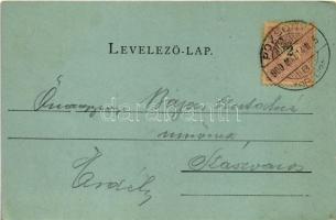 1900 Pozsony, Pressburg, Bratislava; Sétatér és városi színház, villamos. Schmidt Edgar kiadása / Pr...