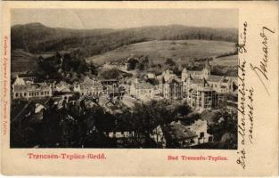 1904 Trencsénteplic, Trencianske Teplice; építés alatt álló villa / villa under construction