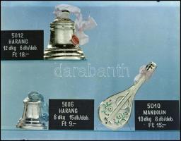 Édesipari termékeket bemutató színes fotónegatív, 10 db, 6×9 cm