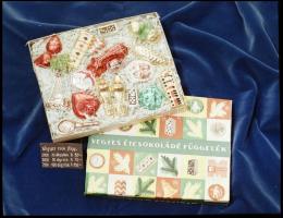 Édesipari termékeket bemutató színes fotónegatív, 10 db, 6×9 cm