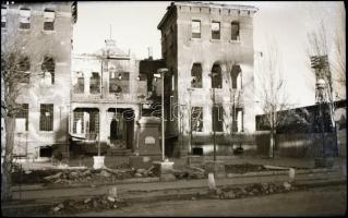 II. világháborús katonai negatívok az orosz frontról, 8 db, 6×9 cm