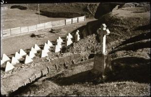 II. világháborús katonai negatívok az orosz frontról, 8 db, 6×9 cm