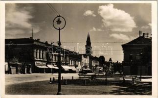1942 Zombor, Sombor; utca, Radojevics Miklós, Steiner üzlete. Stévó István kiadása / street view, shops