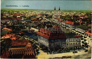 1918 Szabadka, Subotica; látkép. Vasúti levelezőlapárusítás 684. 1917. / general view (EK)