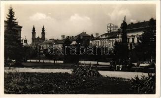 1943 Szabadka, Subotica; Fő téri park / main square, park