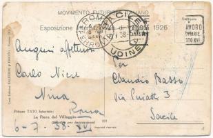 1938 La Fiera del Villaggio. Movimento Futurista Italiano. Esposizione Internationale di Venezia 192...