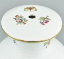 Herendi Viktória mintás, háncs nyomott lámpatest,kopásnyomokkal, jelzett. m: 25cm