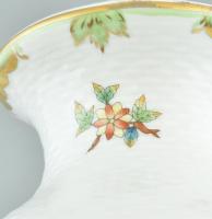 Herendi Viktória mintás, háncs nyomott lámpatest,kopásnyomokkal, jelzett. m: 25cm