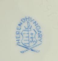 Herendi Viktória mintás, háncs nyomott váza, kopásnyomokkal, jelzett. m: 15cm