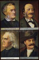 1910-1920 18 db zeneszerzők / 18 composers