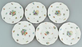 Herendi vegyes porcelán tétel (20 db), cipő, tojás, sütis tányérok, tejkiöntő, fonott kosaras tálka,...