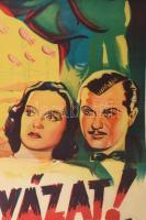 Vigyázat! Kém! (Achtung! Feind hört mit!). Moziplakát (filmplakát, rácsplakát), 1940. Terra, Ufa. Un...