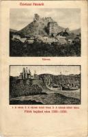1907 Fülek, Filakovo; várrom, Hajdani vár 1500-1650 / castle ruins, castle in 1500-1650 (EB)