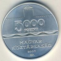 2007. 5000Ft Ag "Gyulai Vár" T:BU Csak 4000db! Tanúsítvánnyal!