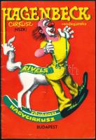 cca 1973 Bp., Fővárosi Nagycirkusz, a Hagenbeck cirkusz (NSZK) vendégjátéka, képes ismertető füzet